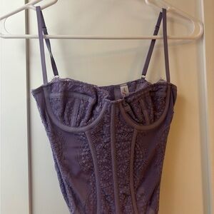 Urban Outfitters Purple Corset Top